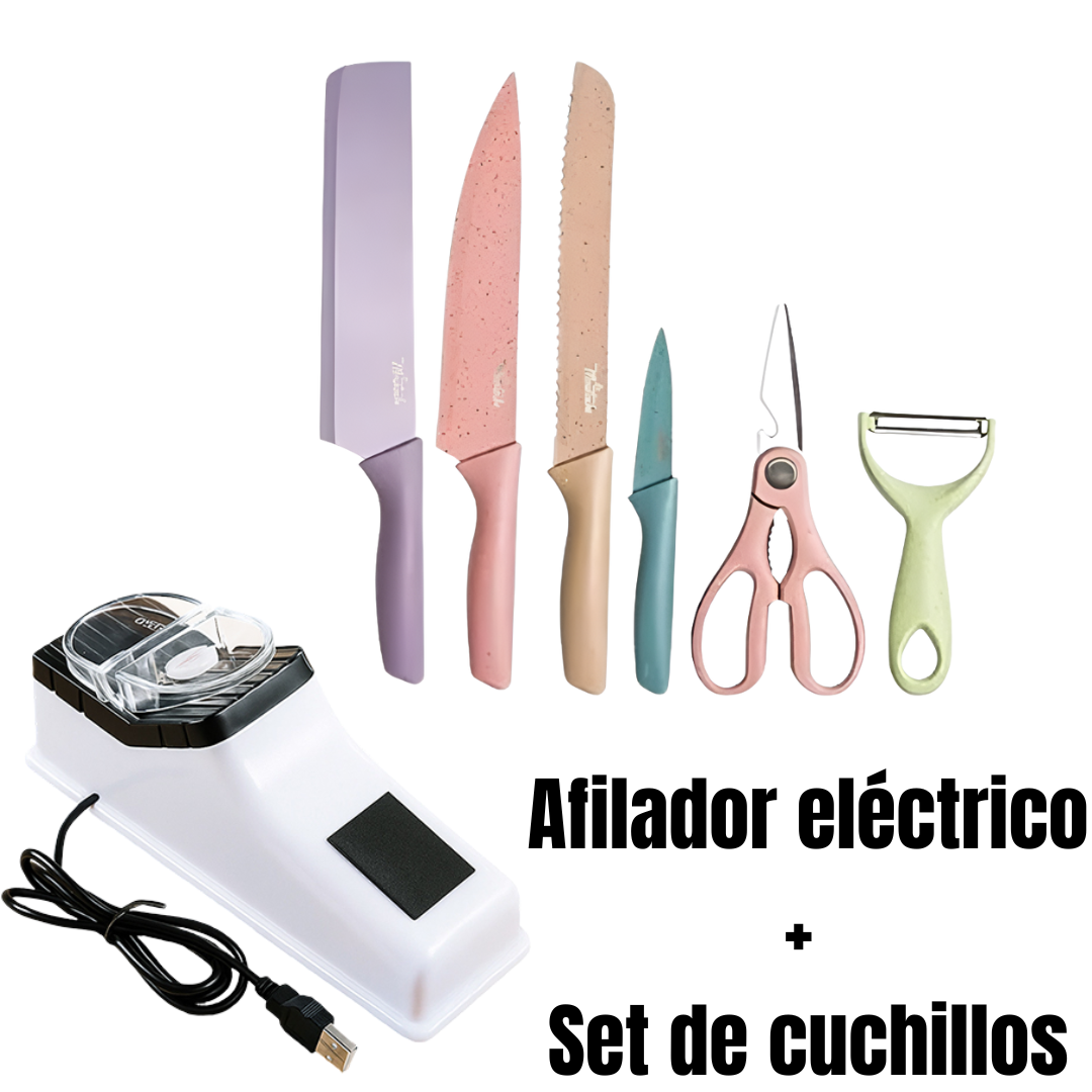 Afilador cuchillos electrico 4 en 1