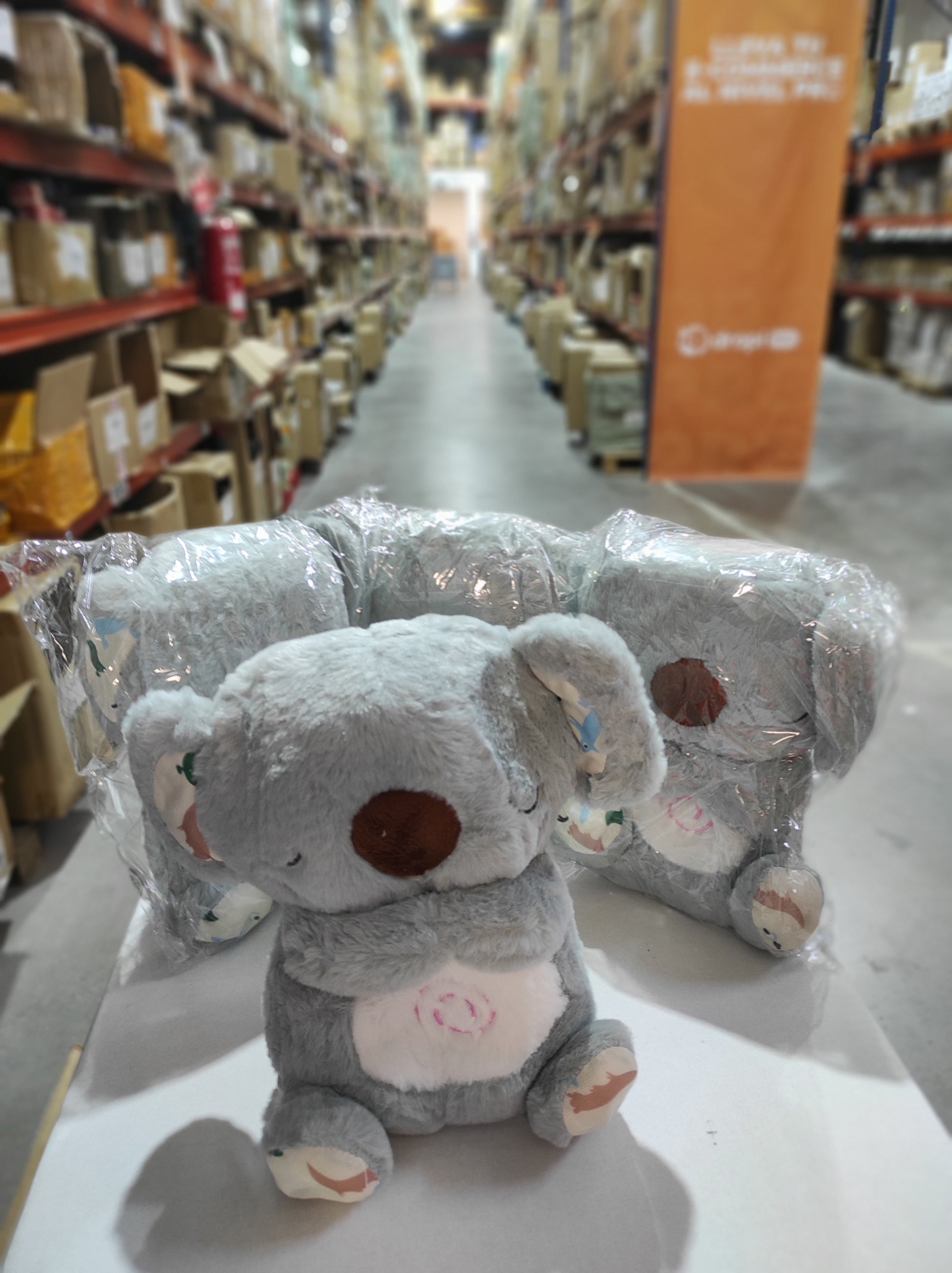 Peluche relajante para bebé que simula respiración ( koala gris ) - additional image 2