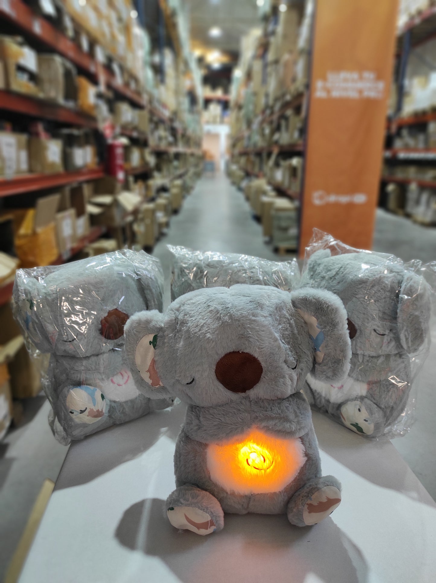 Peluche relajante para bebé que simula respiración ( koala gris ) - additional image 3