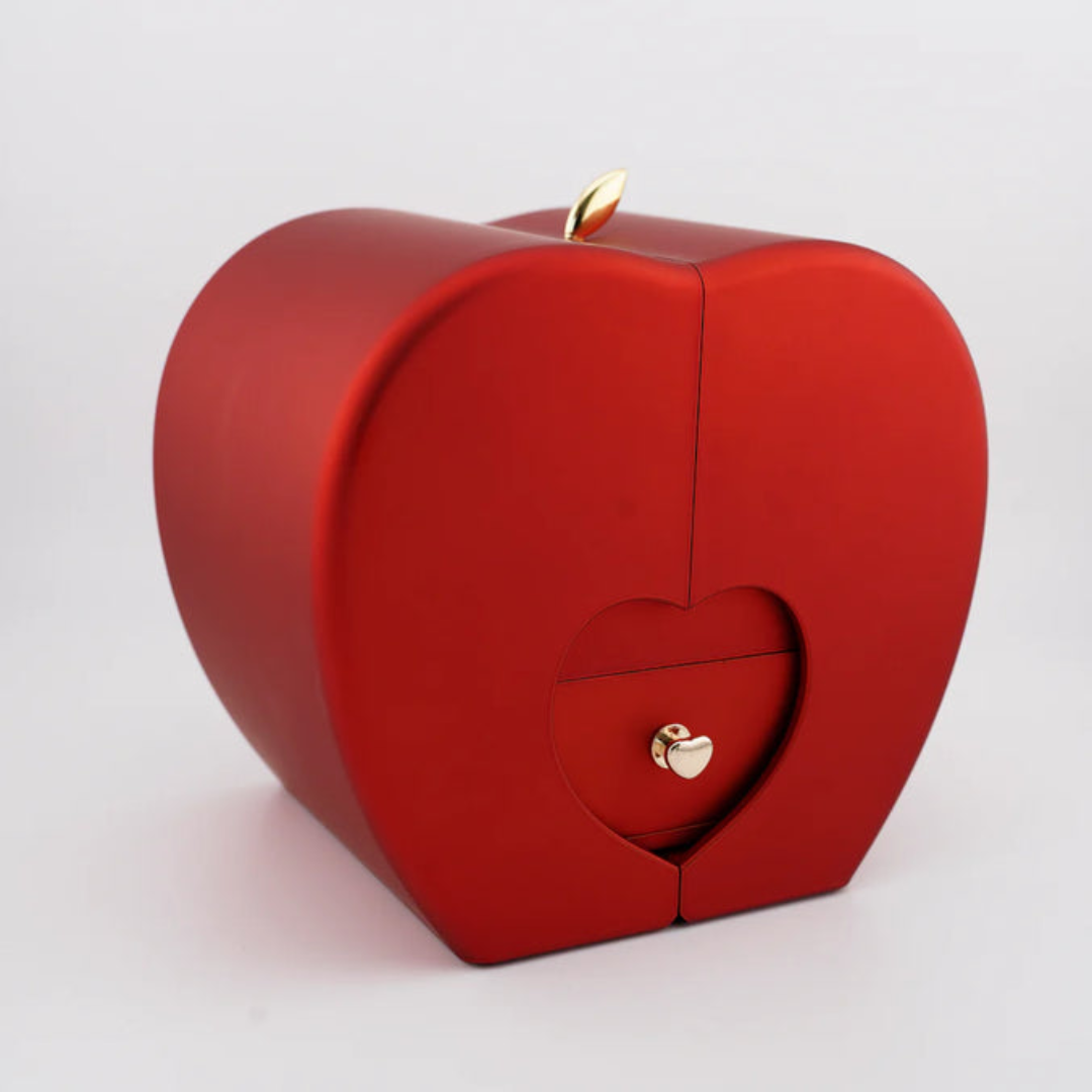 ✨ Regalo Inolvidable: Rosa Eterna 🌹 + Collar Trébol de 4 Hojas 🍀 - Amor y Suerte Eternos