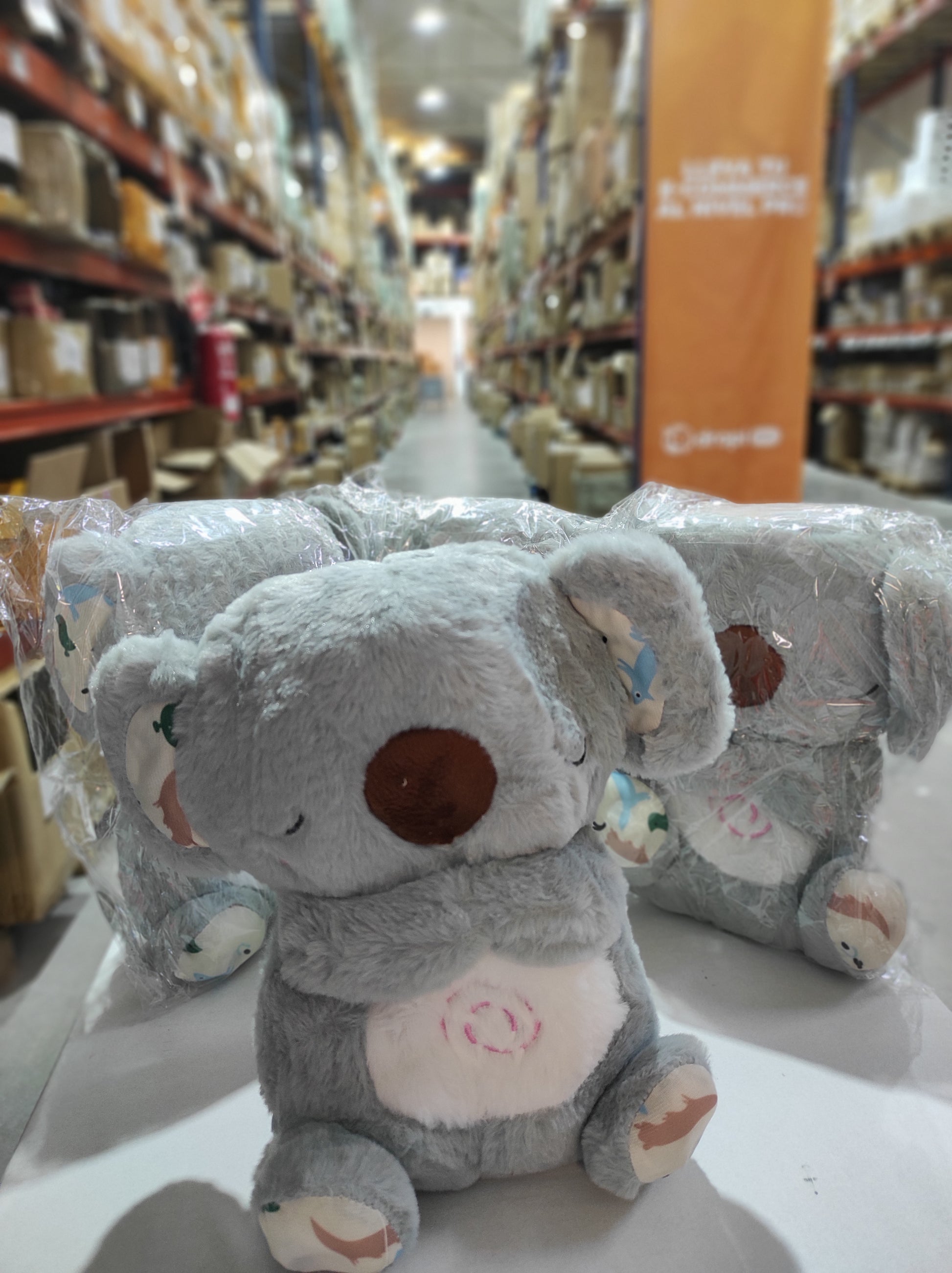 Peluche relajante para bebé que simula respiración ( koala gris ) - additional image 1